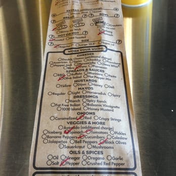 Which Wich - Variety of choices!! - Sandwiches Near Me - Tustin, California