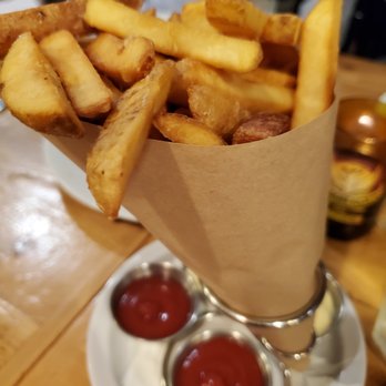 Brussels Bistro - Cone of Fries - Belgian Near Me - Laguna Beach, California