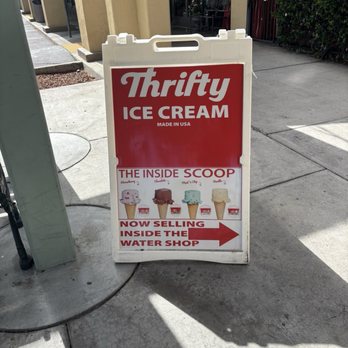 Pure Water - Sign outside the alley - Ice Cream & Frozen Yogurt Near Me - San Jose, California
