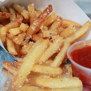 Roaming Fork - Parmesan Herb White Truffle Fries - Street Vendors Near Me Roaming Fork - Parmesan Herb White Truffle Fries - Street Vendors Near Me