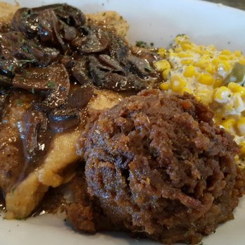 Eden Table - Restaurant + Bar - Chicken Marsala, sweet potato casserole and creamy jalepeno corn - Breakfast & Brunch Near Me - Magnolia, Texas Eden Table - Restaurant + Bar - Chicken Marsala, sweet potato casserole and creamy jalepeno corn - Breakfast & Brunch Near Me - Magnolia, Texas
