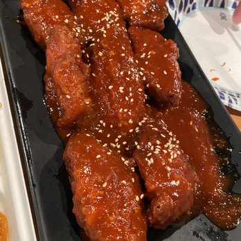 Mom's Tofu House - Spicy chicken wings - Korean Near Me - Millbrae, California Mom's Tofu House - Spicy chicken wings - Korean Near Me - Millbrae, California