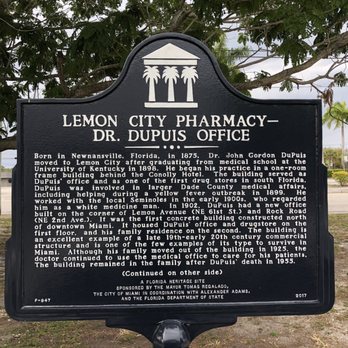 Lemon City Pharmacy Dupuis Office - Landmarks & Historical Buildings Near Me - Miami, Florida