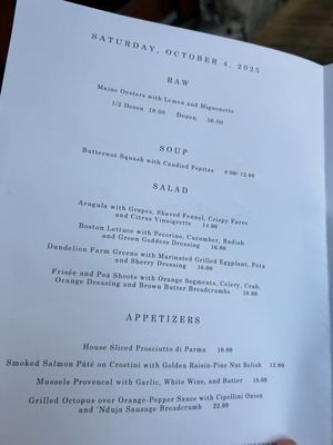 Menu photo 1 Street & Co. Portland, ME