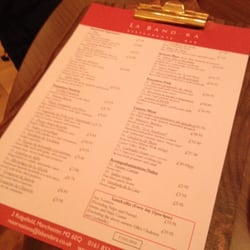 La Bandera - Menu changes daily