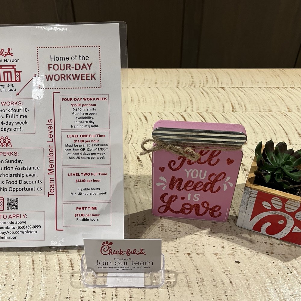 Chick-fil-A - They need help! - Fast Food Near Me - Palm Harbor, Florida Chick-fil-A - They need help! - Fast Food Near Me - Palm Harbor, Florida