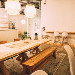 bloc - Community table and co-working/lifestyle space.