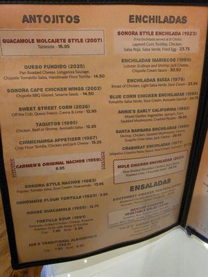 Menu photo 2 El Cholo Newport Beach, CA Menu photo 2 El Cholo Newport Beach, CA