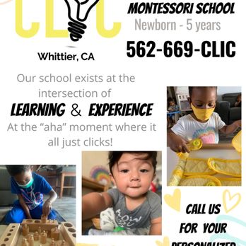 CLIC Montessori School - Call us today! - Child Care & Day Care Near Me - Whittier, California CLIC Montessori School - Call us today! - Child Care & Day Care Near Me - Whittier, California