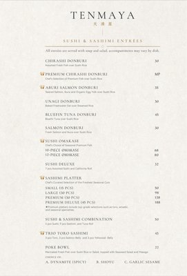 Menu photo 8 Tenmaya Japanese Restaurant Eastvale, CA Menu photo 8 Tenmaya Japanese Restaurant Eastvale, CA