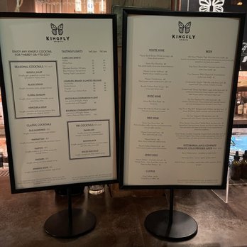 Kingfly Spirits - Current menu. It changes regularly (available on their website) - Distilleries Near Me - Pittsburgh, Pennsylvania Kingfly Spirits - Current menu. It changes regularly (available on their website) - Distilleries Near Me - Pittsburgh, Pennsylvania