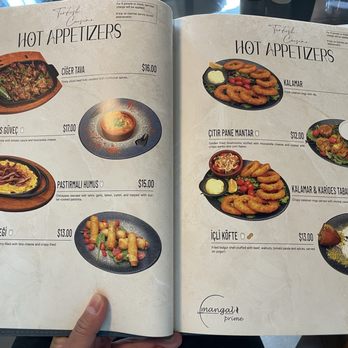 Mangal Prime - Menu as if august 2026 - Turkish Near Me - Richmond Hill, Ontario