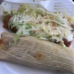 Taqueria La Mexicana - Enchilada and tamale.