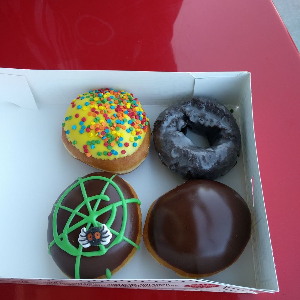 Krispy Kreme - Halloween, birthday, custard filled and chocolate cake donuts - Donuts Near Me - Mountain View, California Krispy Kreme - Halloween, birthday, custard filled and chocolate cake donuts - Donuts Near Me - Mountain View, California