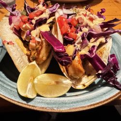Shrimp tacos.