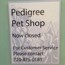 Pedigree Pet Shop - Happy to report that this puppy mill petshop is closed!!!!!