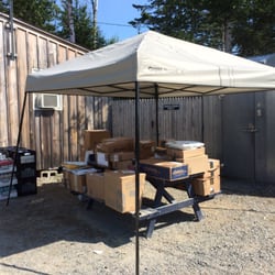 The Island Market and Supply - All packages delivered to the island end up and TIMS.  Why? Because the post office is too small to hold them all.