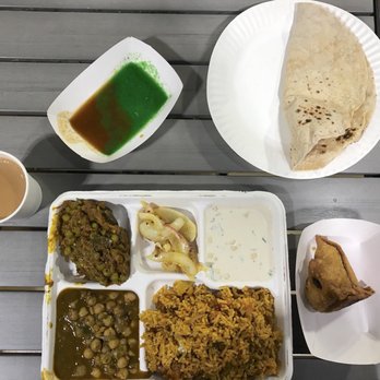 Namaste Spiceland - Veg Combo #2 w/ chapati & samosa & chai - $8.20 - Indian Near Me - Pasadena, California