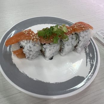 Genki Sushi - Salmon Cream Cheese Roll - Japanese Near Me - Aiea, Hawaii Genki Sushi - Salmon Cream Cheese Roll - Japanese Near Me - Aiea, Hawaii