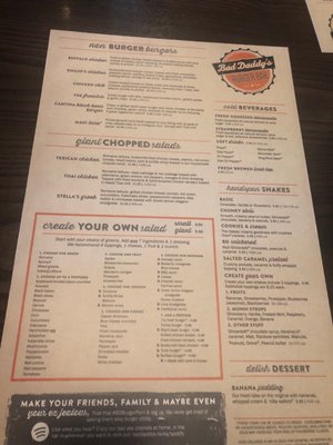 Menu photo 4 Bad Daddy's Burger Bar Ft. Collins, CO Menu photo 4 Bad Daddy's Burger Bar Ft. Collins, CO