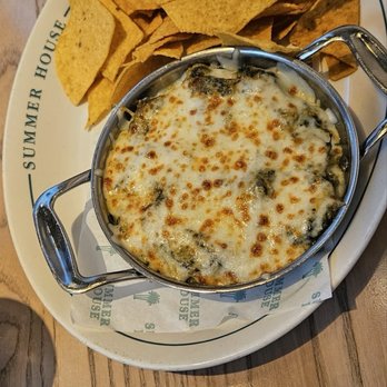 Summer House - Baked Spinach Artichoke Dip - New American Near Me - Las Vegas, Nevada Summer House - Baked Spinach Artichoke Dip - New American Near Me - Las Vegas, Nevada