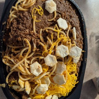 Skyline Chili - 3 way extra juicy extra cheesy - Fast Food Near Me - Indianapolis, Indiana