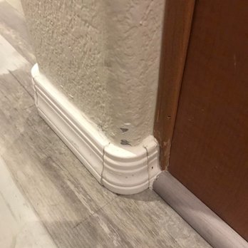 A2Z Flooring - sloppy work, lots of black marks throughout the house - after the repairs - Flooring Near Me - Apache Junction, Arizona