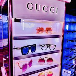 Gucci eye wear sold here. "La vie en rose" OuiOui.