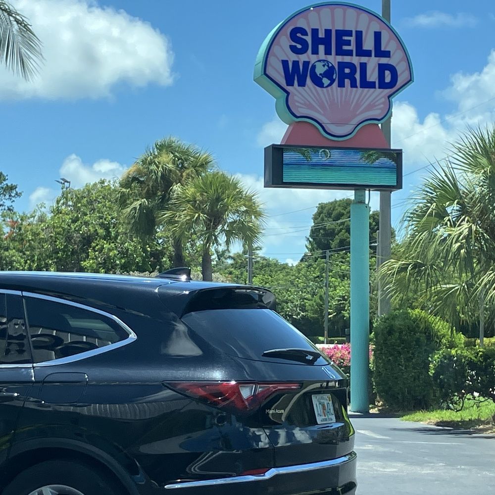 Shell World - Sign - Gift Shops Near Me - Key Largo, Florida