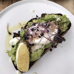 Forage Wholefoods Cafe - Smashed Avo with an egg