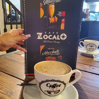 Cafe Zocalo - Food is Amazing!!! Mayan mocha delicious  The service is great!!! - Bakeries Near Me - Orange, California