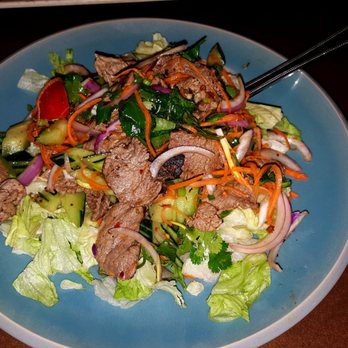 Thai Thai Cuisine - Beef salad- WAY too much fish sauce, hard to stomach. - Thai Near Me - Branson, Missouri Thai Thai Cuisine - Beef salad- WAY too much fish sauce, hard to stomach. - Thai Near Me - Branson, Missouri