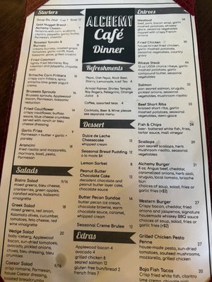Menu photo 1 Alchemy Murphys, CA