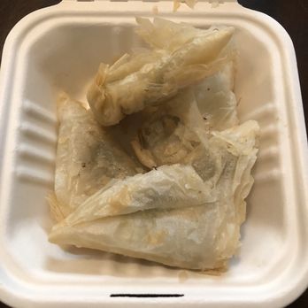 Daphne's - Appetizer order of Spanakopita. Under cooked and greasy. - Greek Near Me - Ontario, California