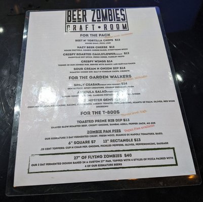 Menu photo 8 Beer Zombies Draft Room Las Vegas, NV Menu photo 8 Beer Zombies Draft Room Las Vegas, NV