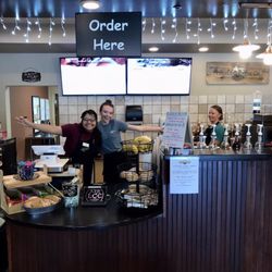 Loveland Coffee Company - The main counter and some of the great staff!