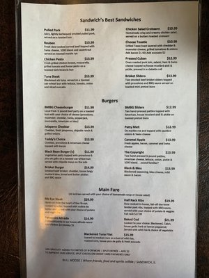 Menu photo 8 Bull Moose Bar & Grille Sandwich, IL