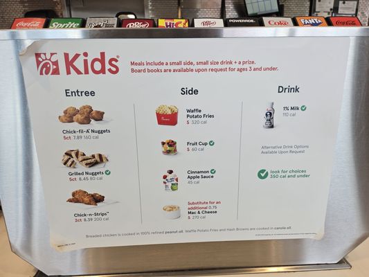 Menu photo 1 Chick-fil-A San Jose, CA Menu photo 1 Chick-fil-A San Jose, CA