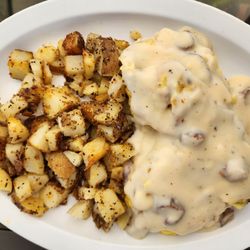 Gillespie Field Cafe - Biscuits and gravy