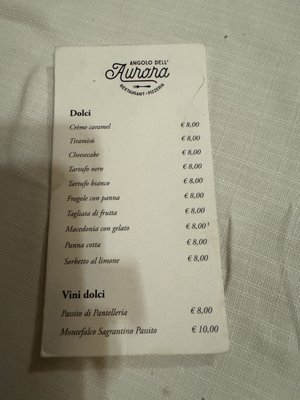 Menu photo 5 L'Angolo dell Aurora Rome, RM