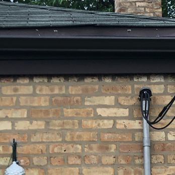 Pulse Exterior - This is Pulse's idea of a "necessary" gutter slant - Gutter Services Near Me - Chicago, Illinois