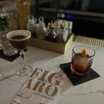 Figaro Bistro Bar & Grill - Figaro Negroni & Uppers with Downers - Tapas Bars Near Me - New York, New York Figaro Bistro Bar & Grill - Figaro Negroni & Uppers with Downers - Tapas Bars Near Me - New York, New York