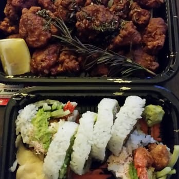 Amakara - Karaage chicken and golden shrimp roll - Sushi Bars Near Me - Dublin, California Amakara - Karaage chicken and golden shrimp roll - Sushi Bars Near Me - Dublin, California