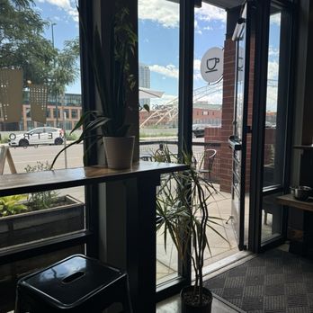 Metropolis Coffee - View to patio - Coffee & Tea Near Me - Denver, Colorado