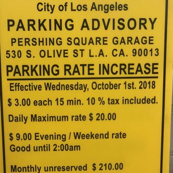 Pershing Square Garage - Parking Near Me - Los Angeles, California Pershing Square Garage - Parking Near Me - Los Angeles, California