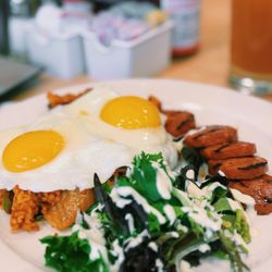 Liliha Bakery - Portuguese sausage and Kimchee fried rice