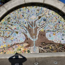 Edinger Tile - Tree of life mosaic tiled hand-made mural