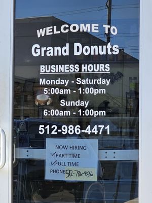 Menu photo 1 Grand Donuts Leander, TX Menu photo 1 Grand Donuts Leander, TX