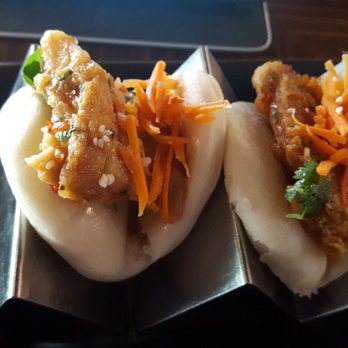Bar Bao - Fried chicken bao, $6 during happy hour ($8 normally) - Asian Fusion Near Me - Arlington, Virginia