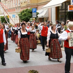 Historischer Festumzug - Partnergemeind Puschendorf